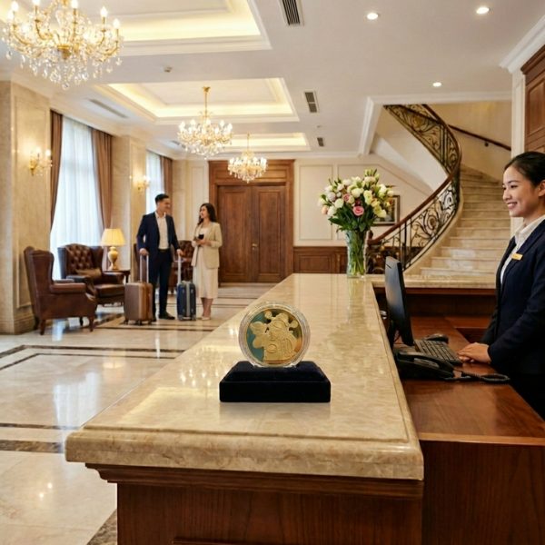 Đồng xu giúp kích hoạt vượng khí cho không gian của bạn