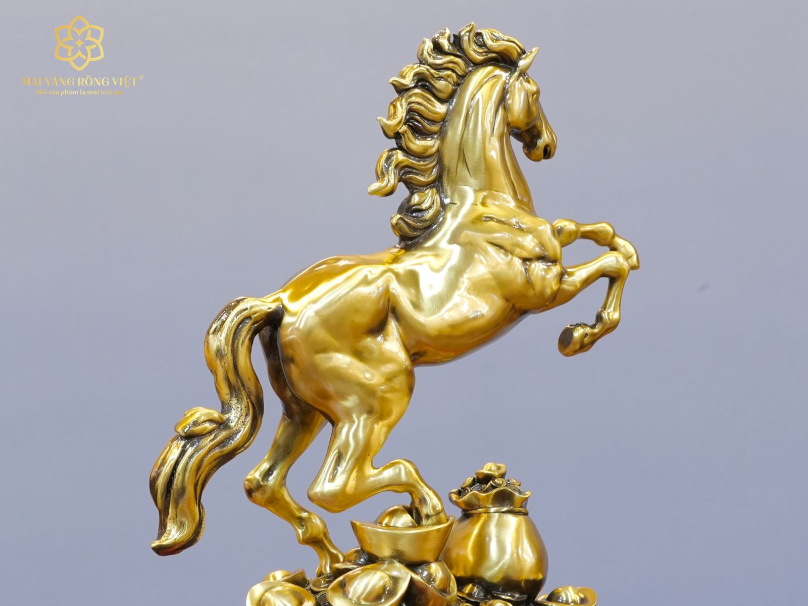 Bờm và đuôi ngựa của tượng kim mã
