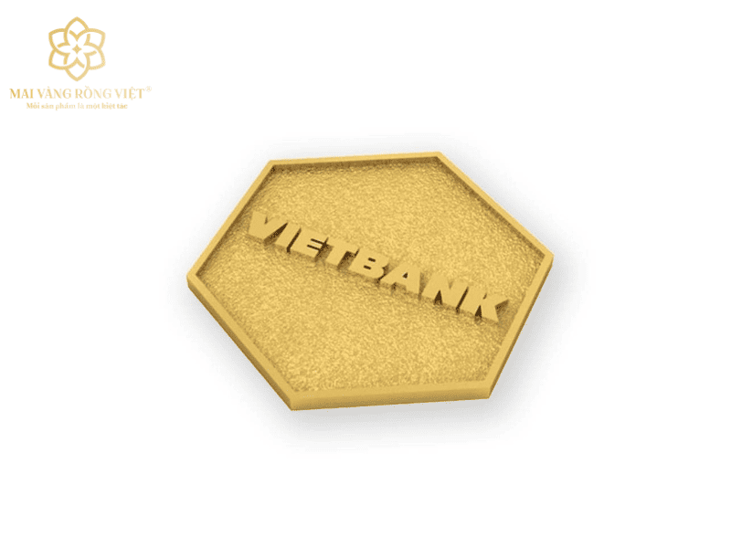 Huy hiệu logo công ty mạ vàng, đính đá cao cấp