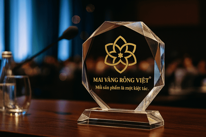 Kỷ niệm chương thủy tinh đặc sắc