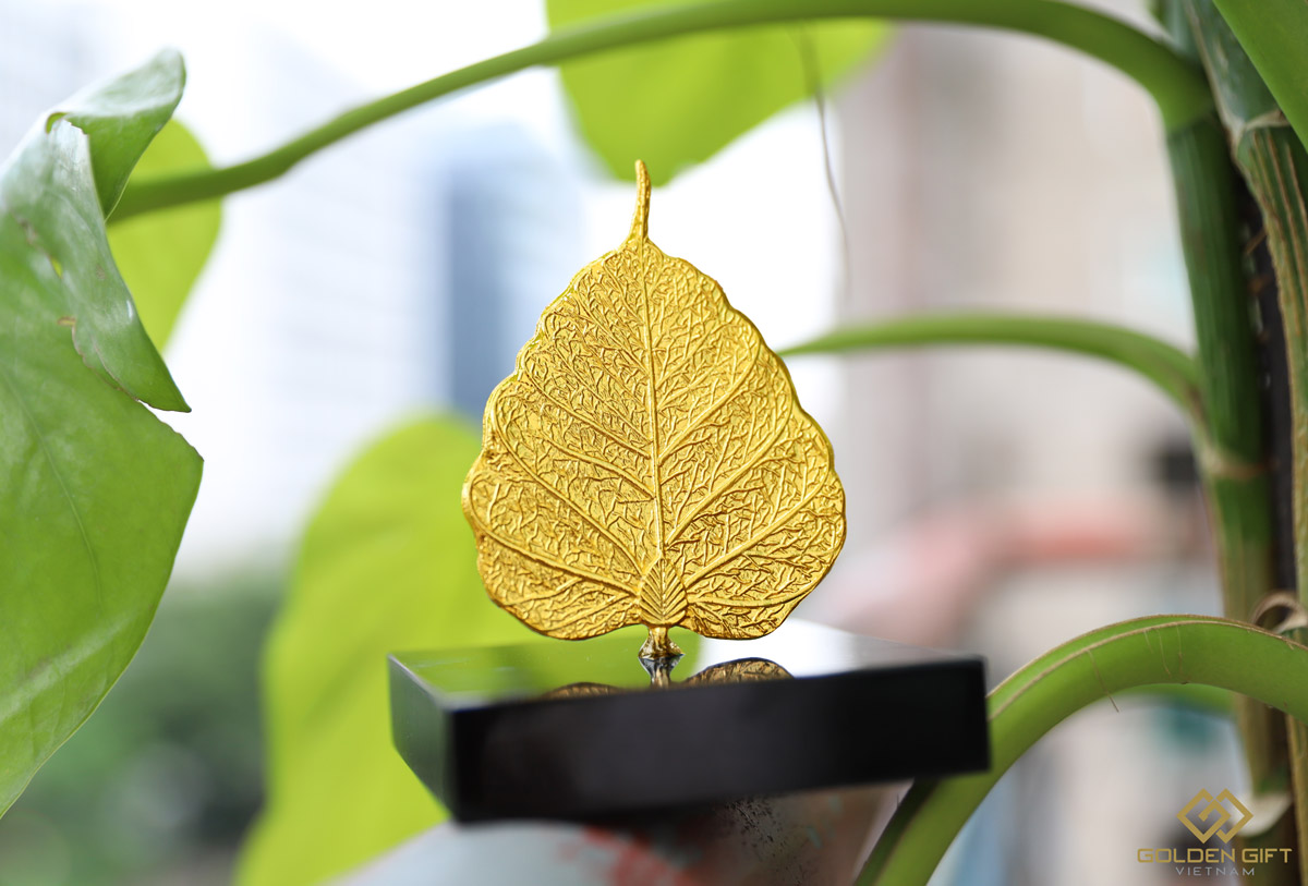 Lá bồ đề dát vàng của thương hiệu Golden Gift