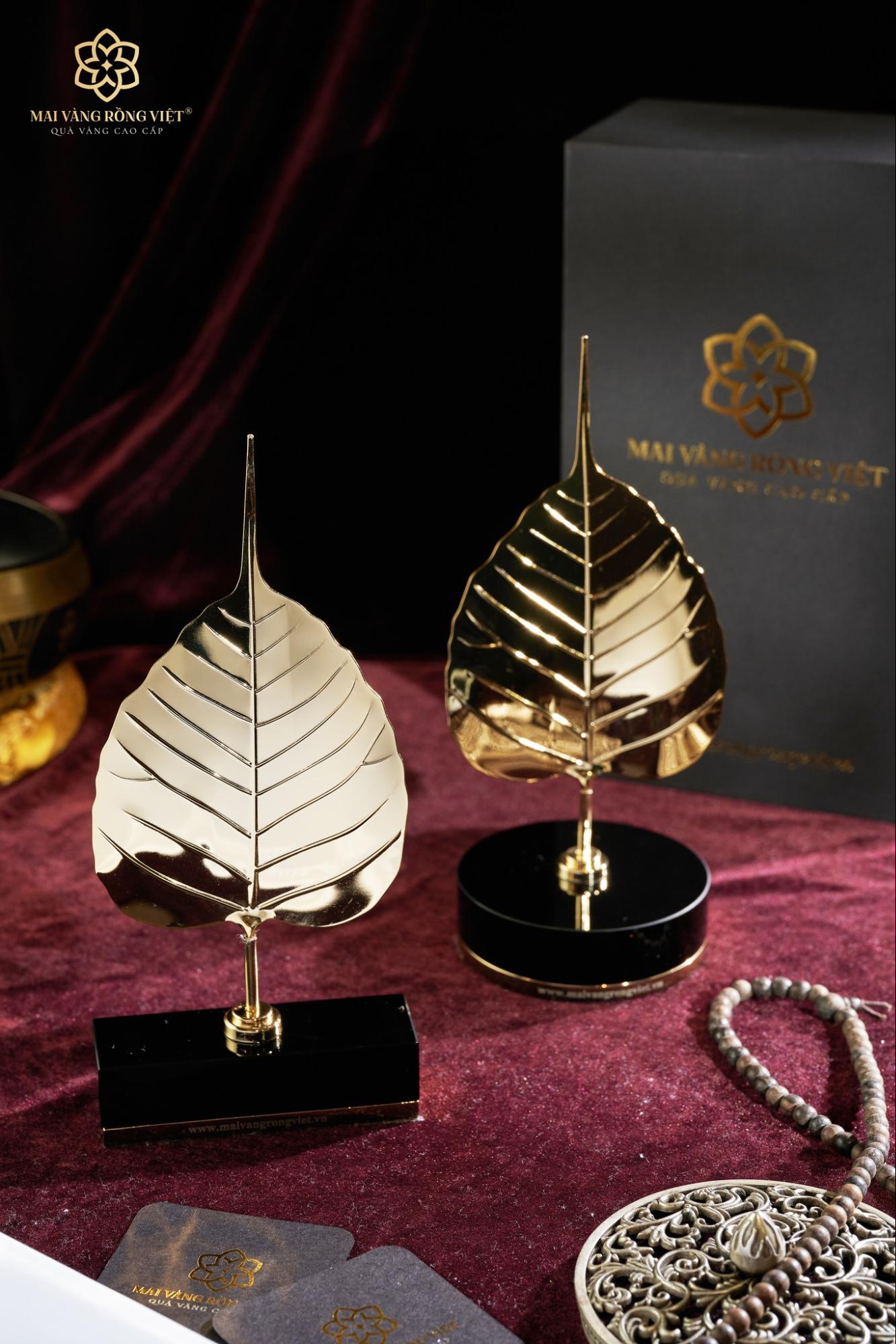 Lá đồ đề mạ vàng 24K cao cấp MVRV