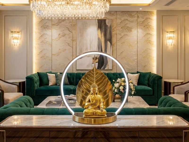 Lá Bồ Đề Quang Mình giúp mang lại sự trang trọng cho không gian của bạn