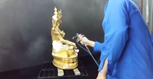 xi mạ vàng mạ phun nano