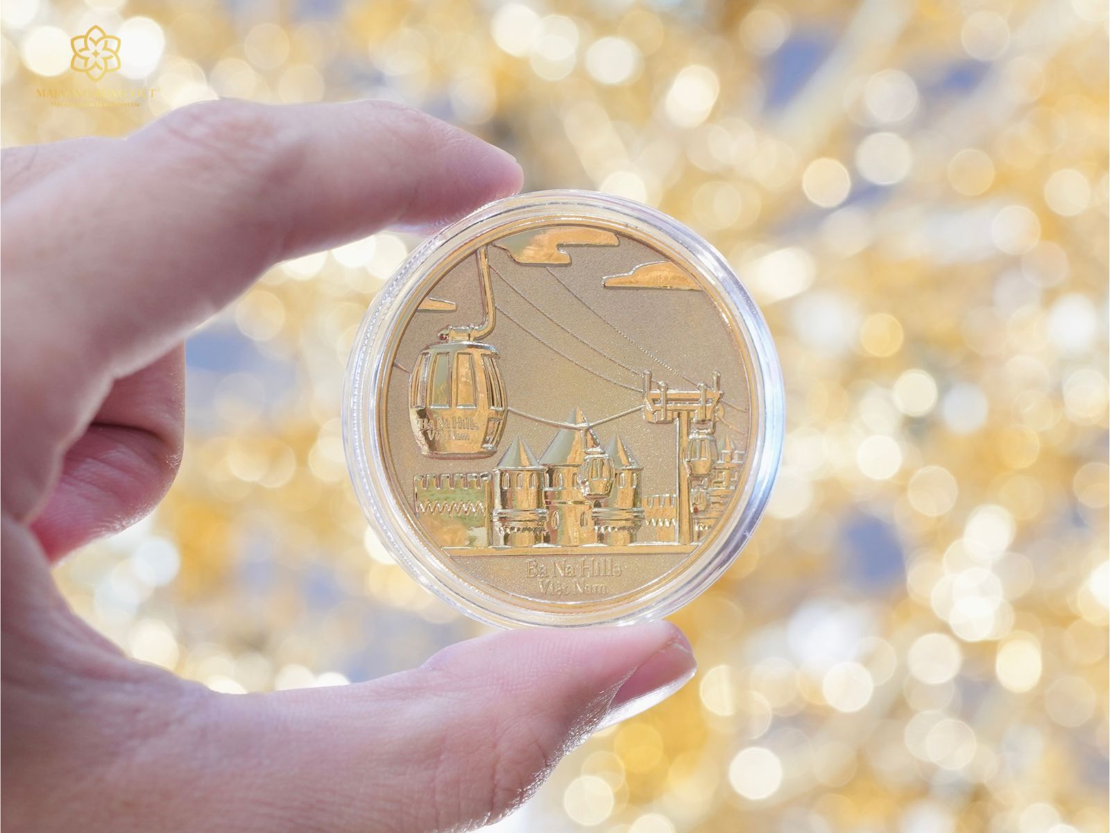 Magnet Cáp Treo Bà Nà Hills Trong Hộp Đựng