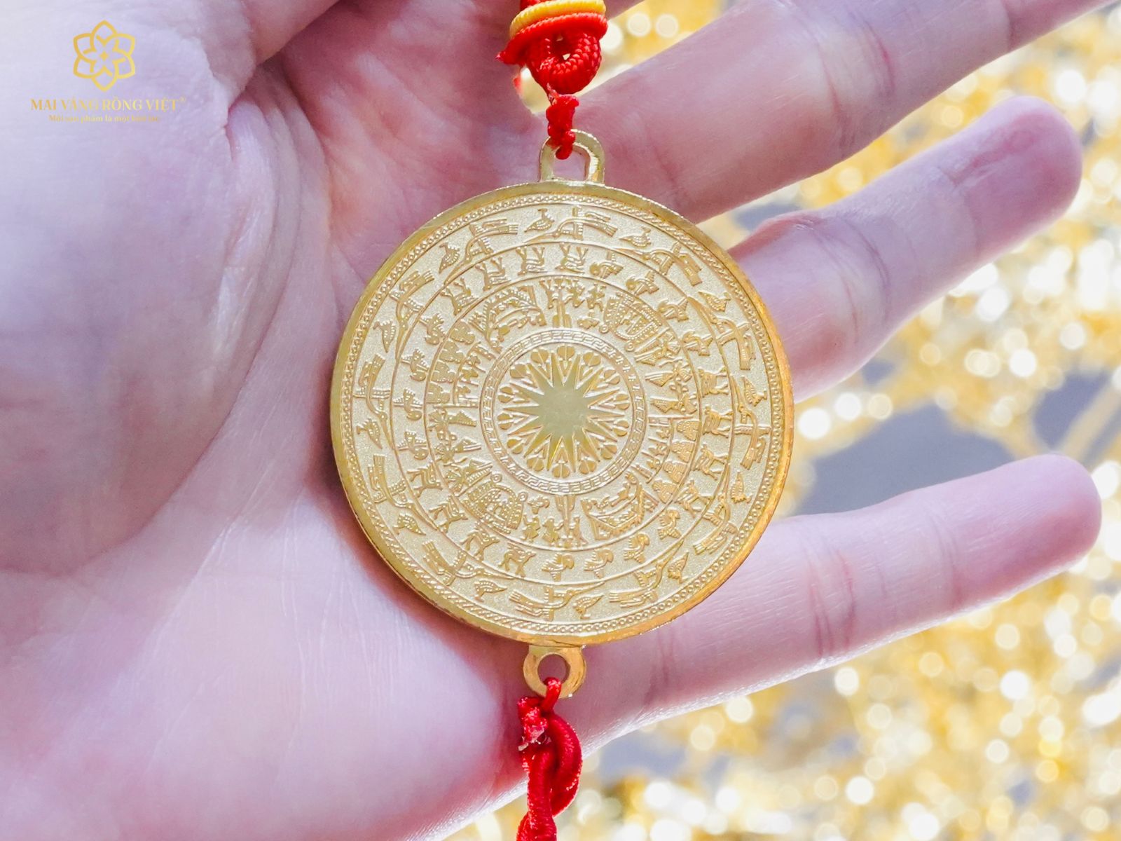 Mặt trống đồng của dây treo trống đồng
