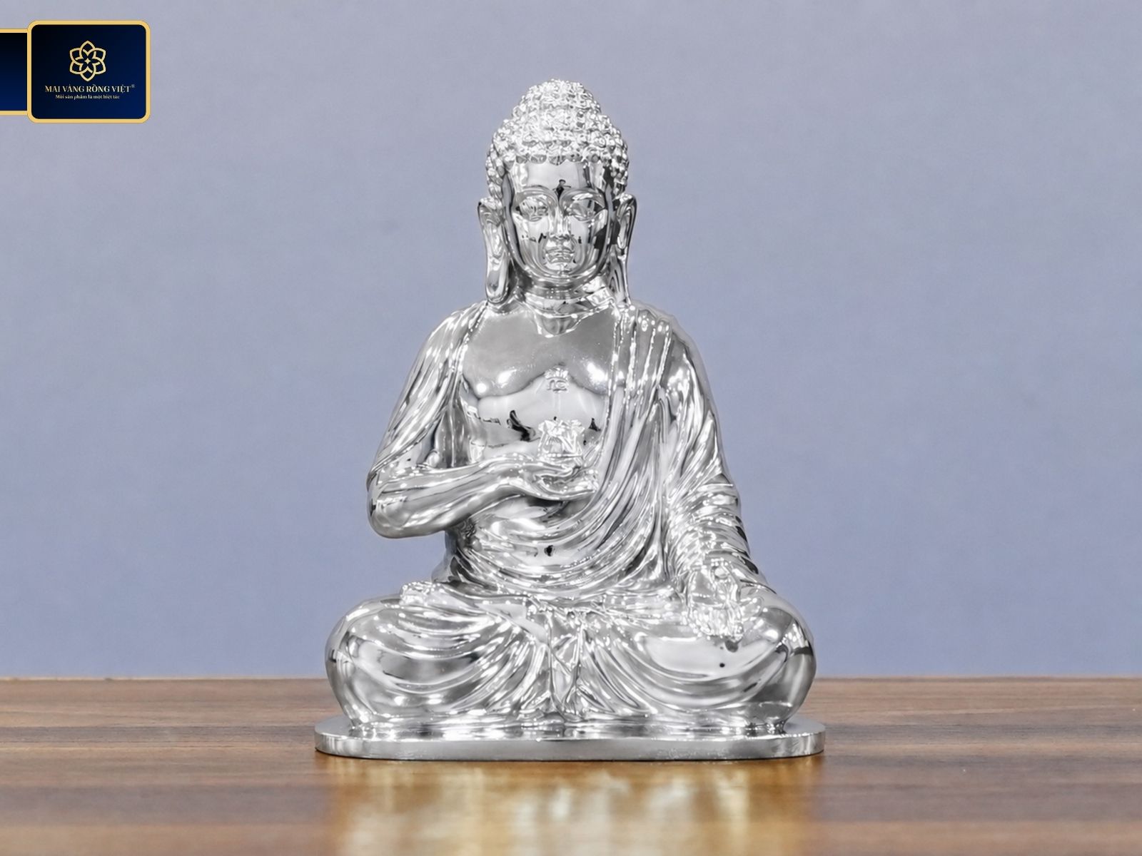 Phật A Di Đà bằng bạc