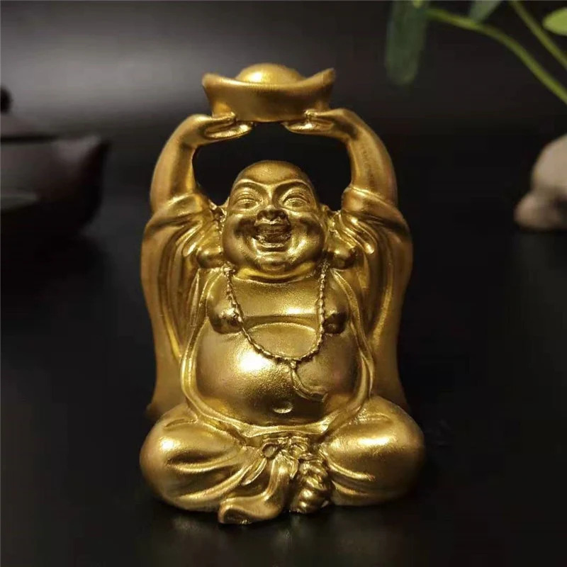 Tượng Phật Di Lặc mạ vàng 24K