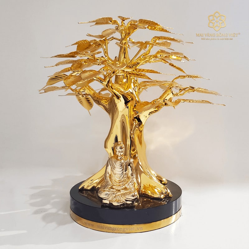 quà tặng độc lạ - Cây bồ đề mạ vàng