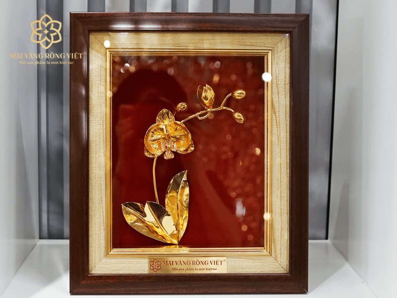 Tranh hoa lan hồ điệp