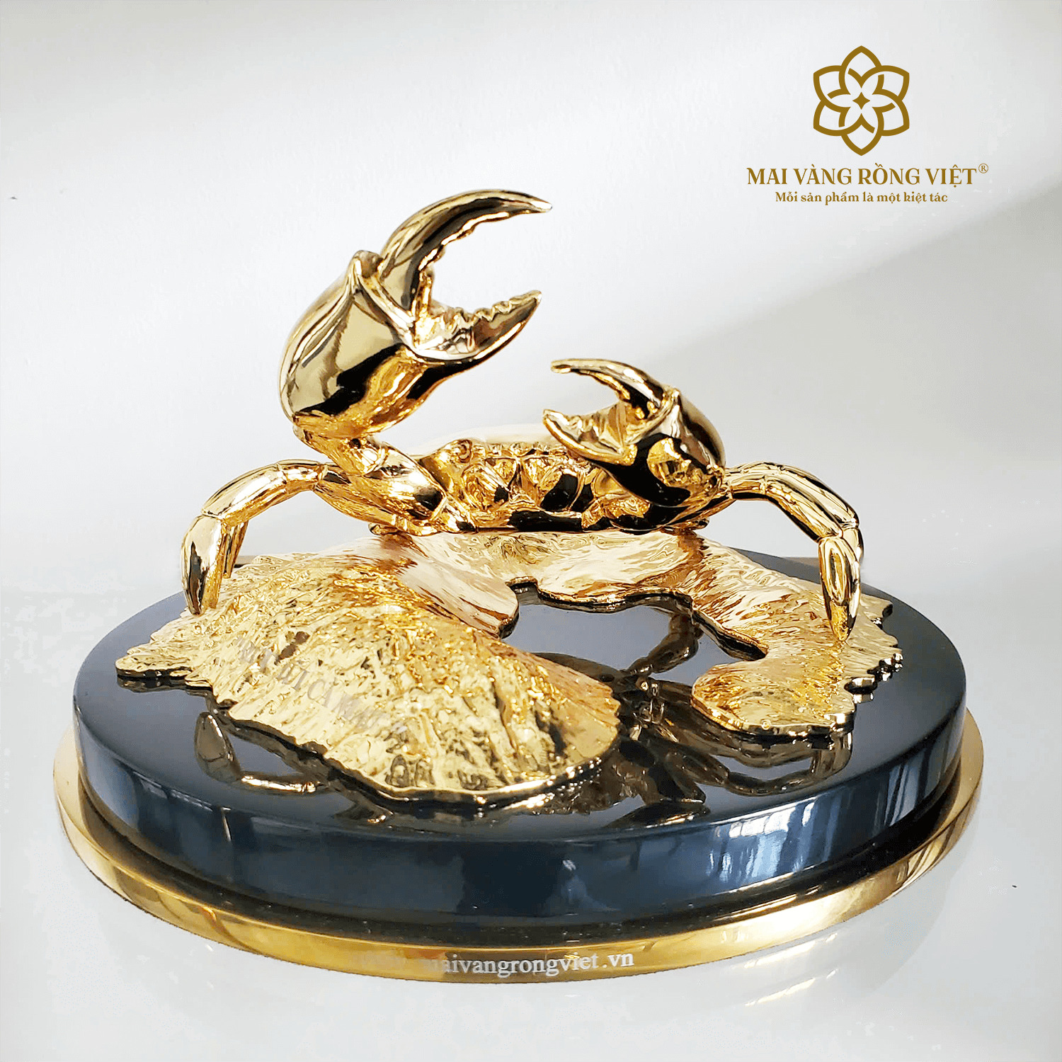 Cua Cà Mau mạ vàng