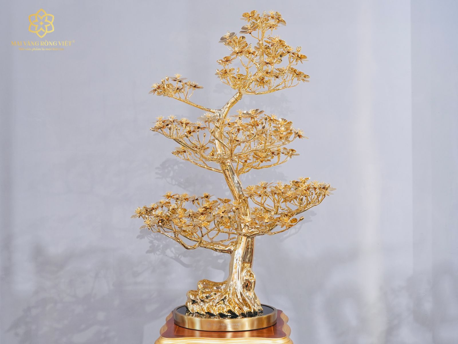 Cây mai Rồng Việt mạ vàng 24K