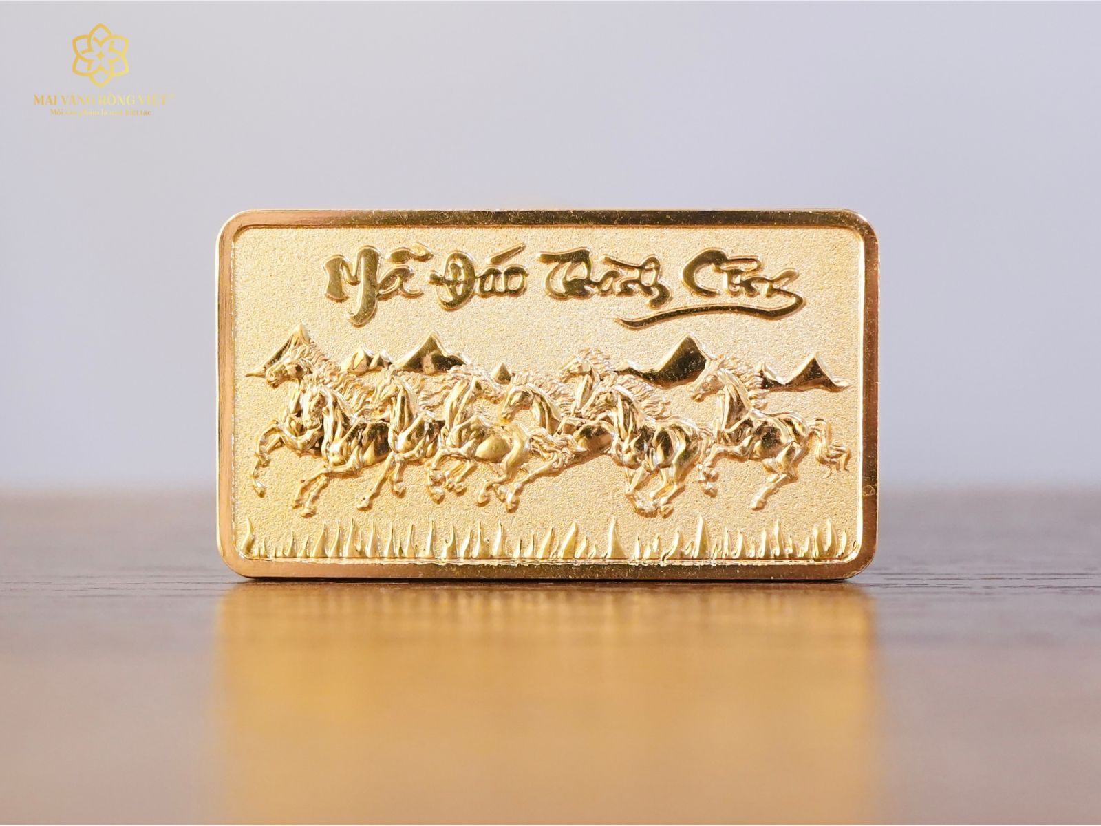 Thiết kế Magnet Mã Đáo Thành Công Mạ Vàng 24K