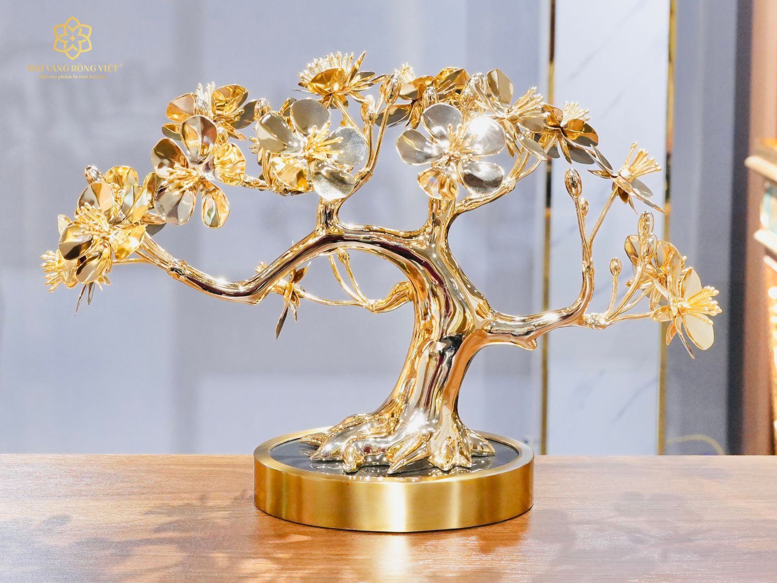 công dụng của cây mai nghinh phong mạ vàng 24k