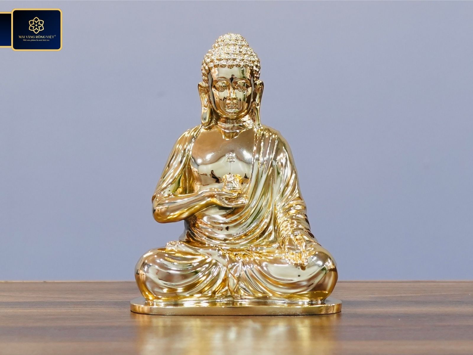 Tượng Phật A Di Đà Mạ Vàng 24K