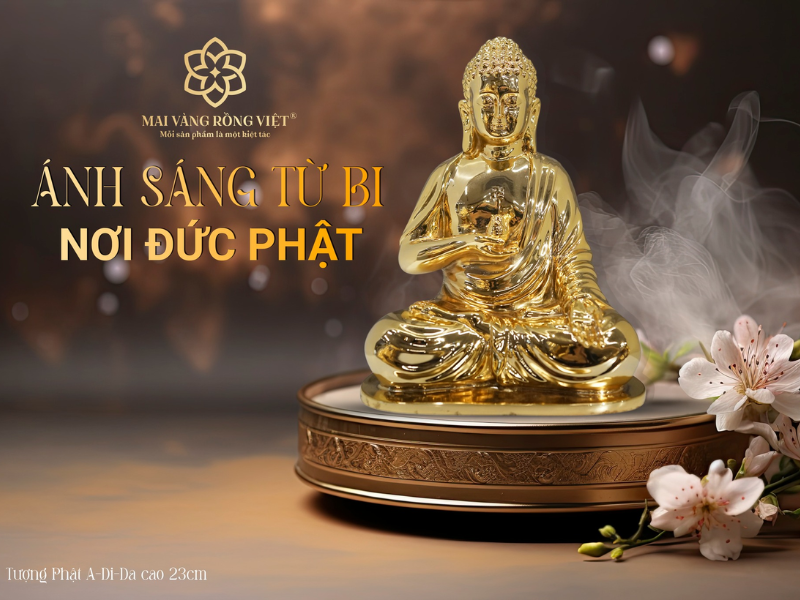 Tượng Phật mạ vàng