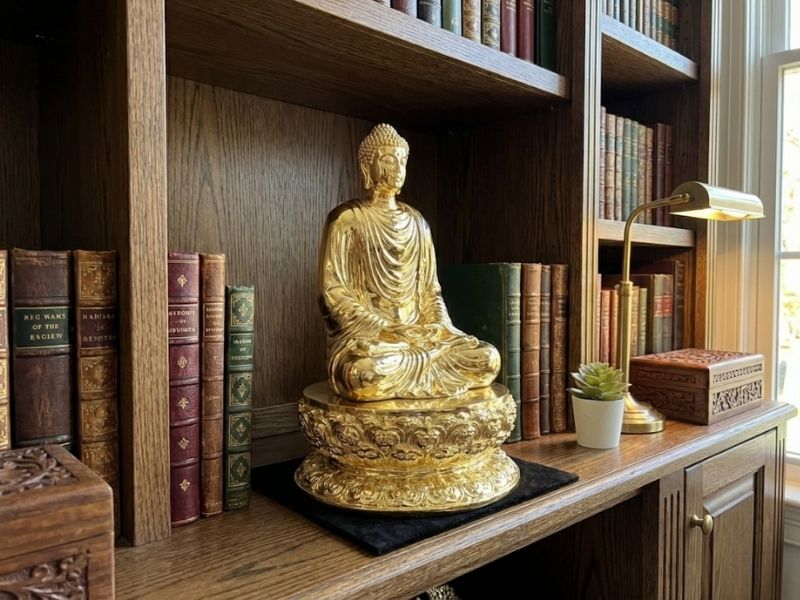 Tượng Phật giúp mang lại sự ăn yên cho không gian của bạn