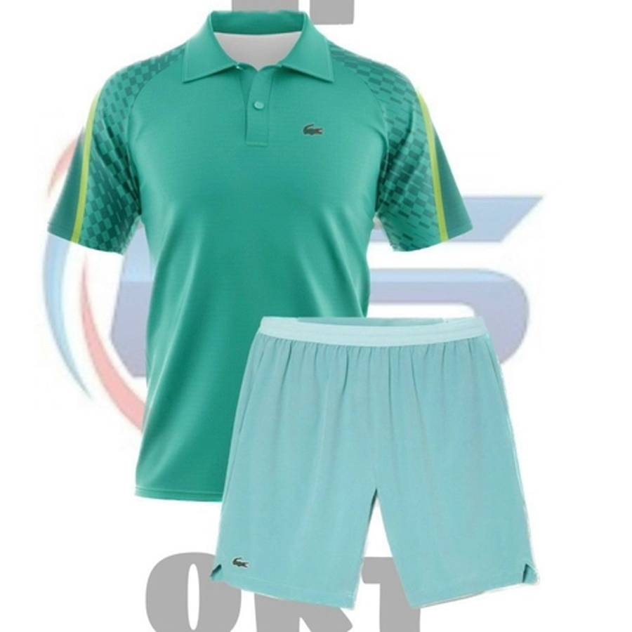 Bộ quần áo SF Lacoste Polo - xanh mint