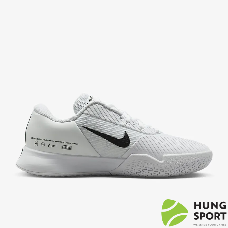 Giày Tennis Nike Court Air Zoom Vapor Pro 2 Trắng/Đen