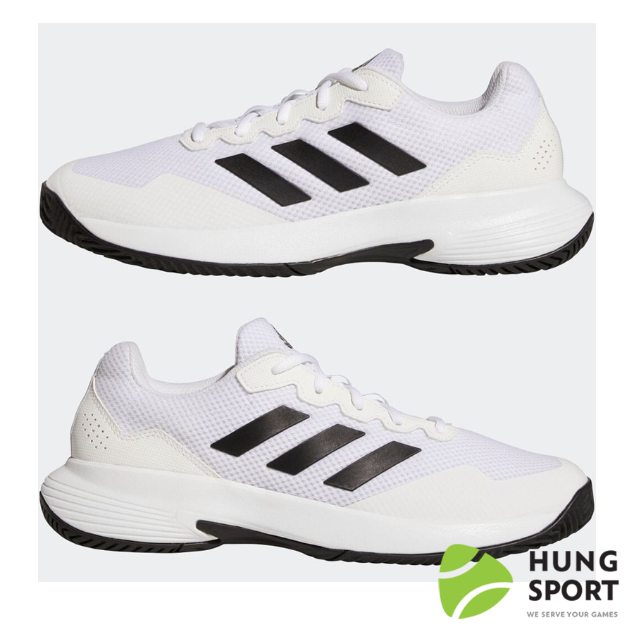 Giày Tennis Adidas Game Court 2.0 Trắng/Đen