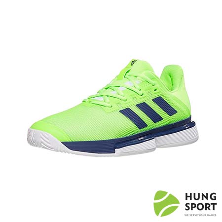 Giày Tennis Adidas Solematch Bounce Xanh lá/Đen/Trắng