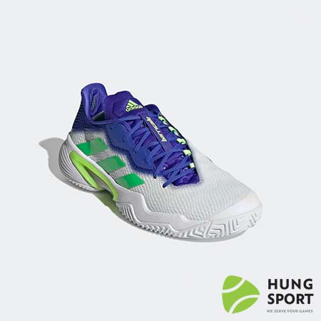 Giày Tennis Adidas Barricade Trắng/Xanh/Vàng