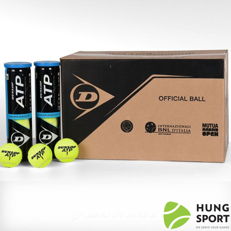 Bóng Tennis Dunlop ATP Hộp 4 Quả