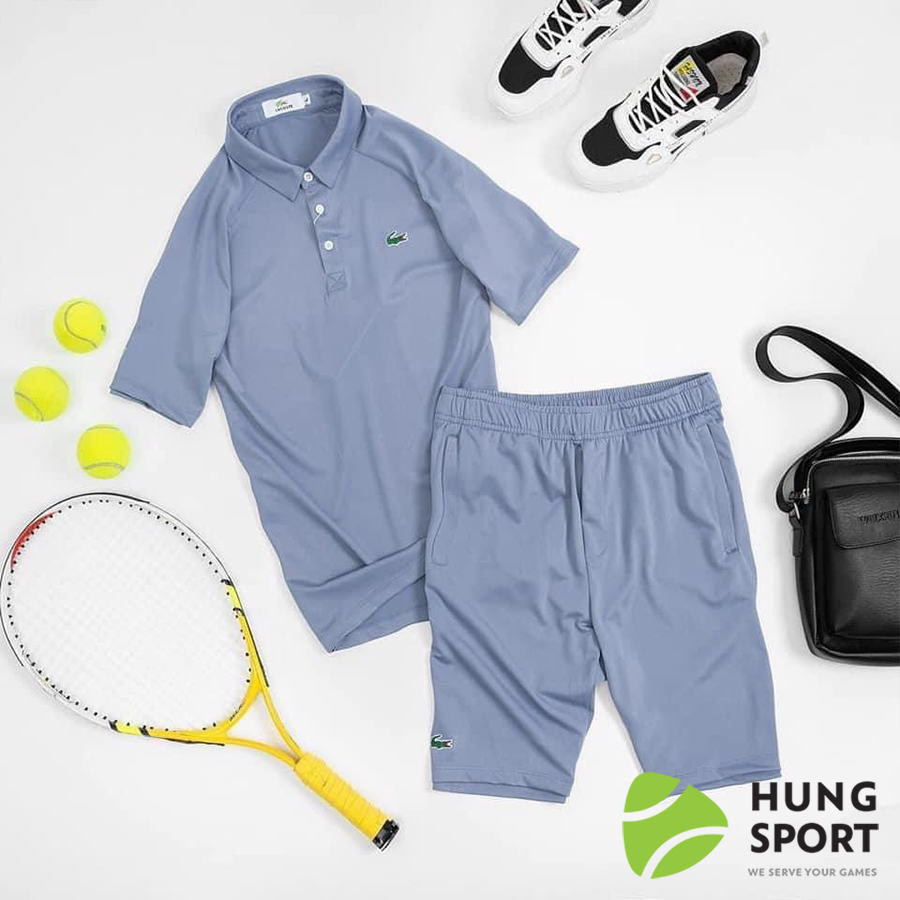 Bộ quần áo tennis Lacoste Polo VNXK