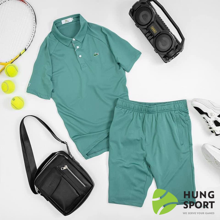 Bộ quần áo tennis Lacoste Polo VNXK