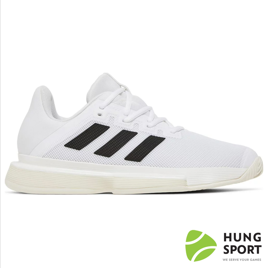 Giày Tennis Adidas Solematch Bounce Tokyo Trắng/Đen/Trắng