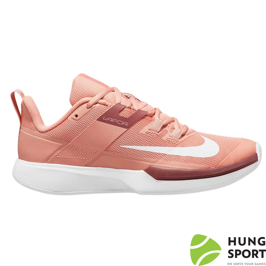 Giày Tennis Nike Vapor Lite HC Hồng/Trắng