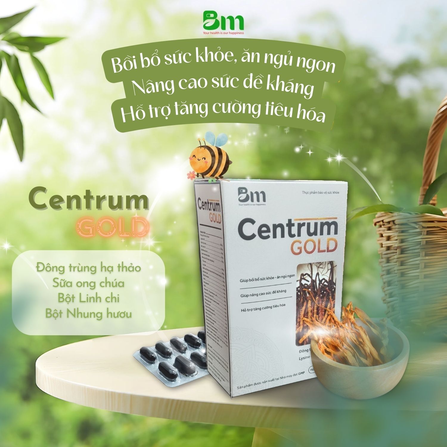 CENTRUM GOLD BACHMAI là sản phẩm được nghiên cứu để trở thành giải pháp hỗ trợ toàn diện