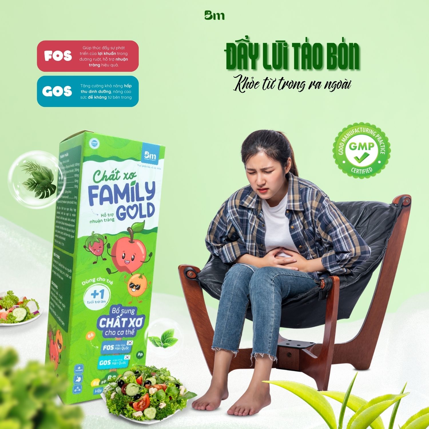 Chất xơ Family Gold BACHMAI chính là cách tăng nhu động ruột an toàn