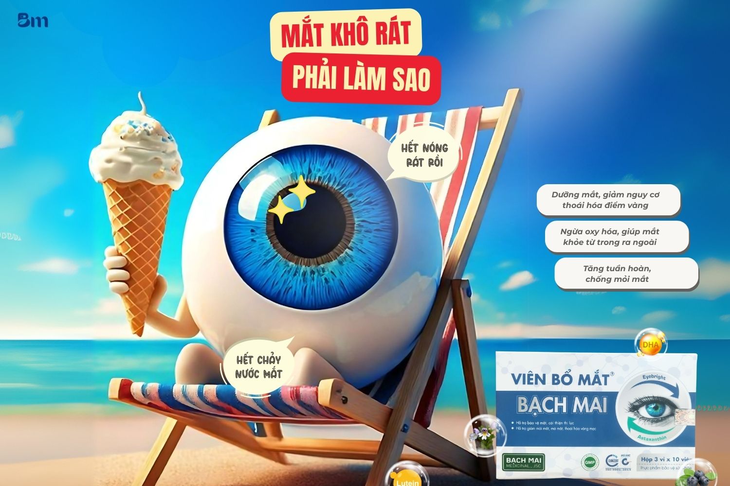 Mắt bị khô rát phải làm sao