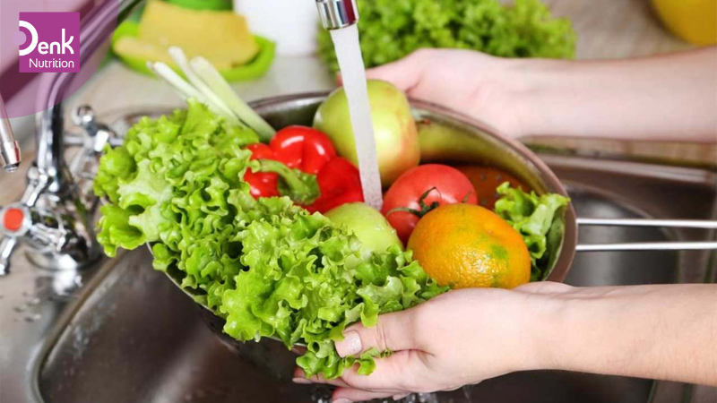 Trái cây rửa không sạch