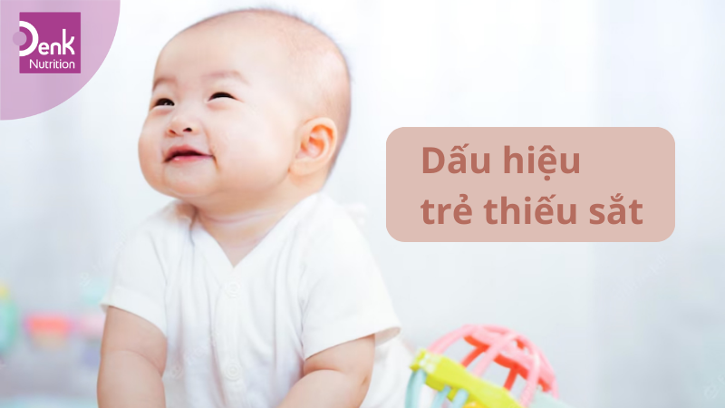 dấu hiệu trẻ thiếu sắt