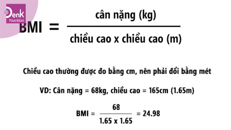 Cách tính chỉ số BMI