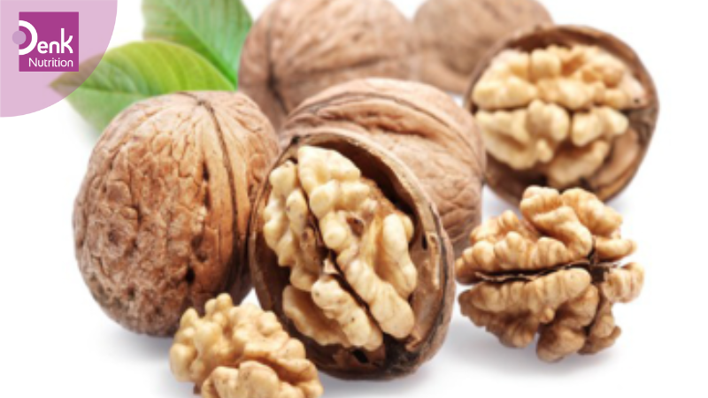 Hạt lanh và quả óc chó