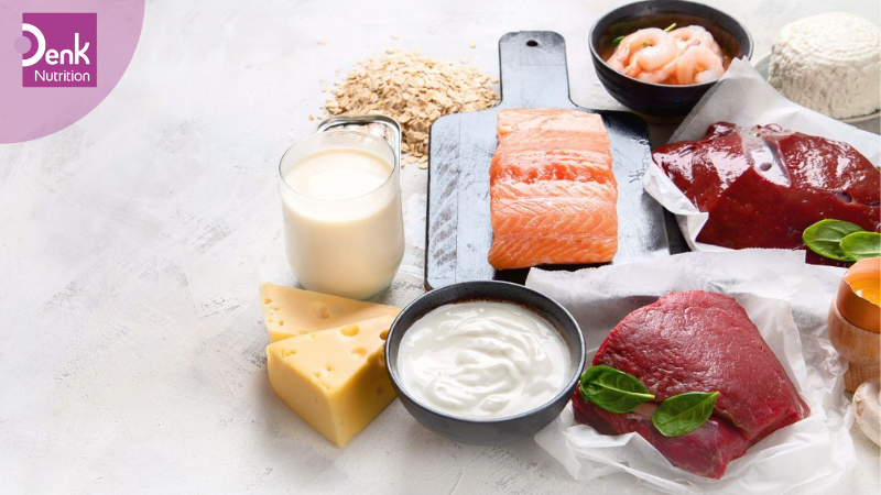 Chế độ ăn uống thực phẩm có chứa vitamin B12 và acid folic