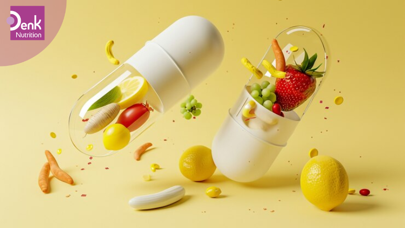 Thực phẩm chức năng có thành phần vitamin B12 và acid folic