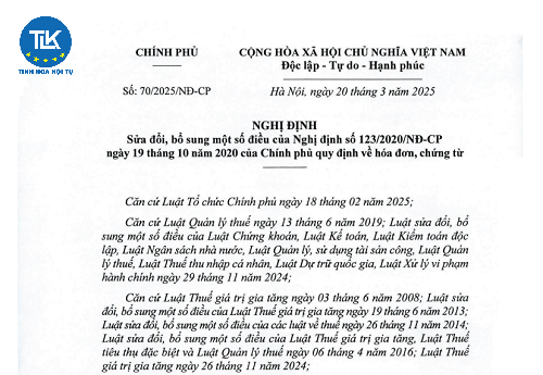 decree-no-70-2025-nd-cp-amending-decree-no-123-2020-nd-cp-on-invoices-and-documents