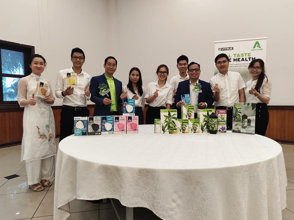 Các thành viên đại diện Anvyfood tham dự Đại hội (góc bên phải)