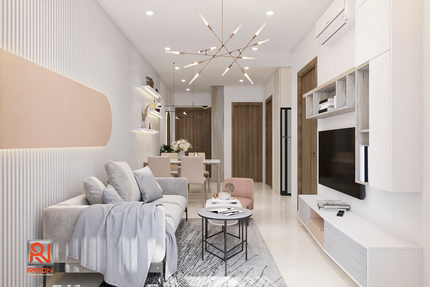 ánh sáng trong thiết kế nội thất