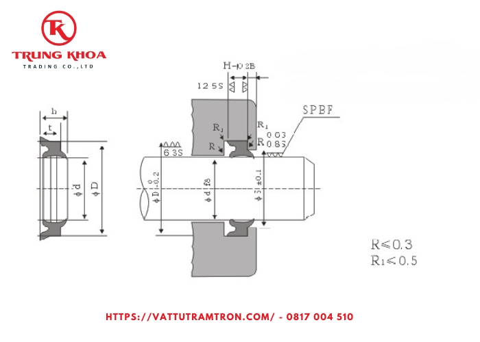 Phớt ZHM 16*22*7/9 3