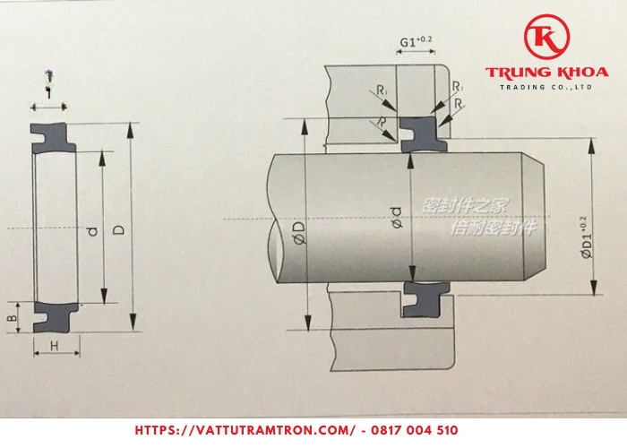 Phớt ZHM 20*28*8/11 7