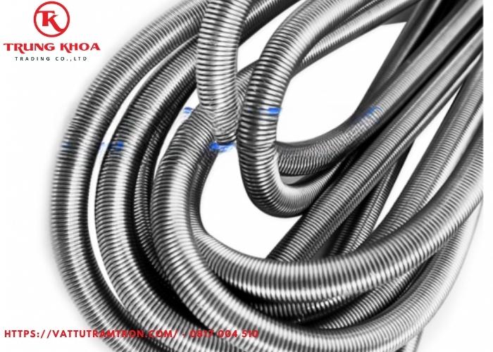 Ống dây bện thép bọc bảo vệ dây bơm mỡ