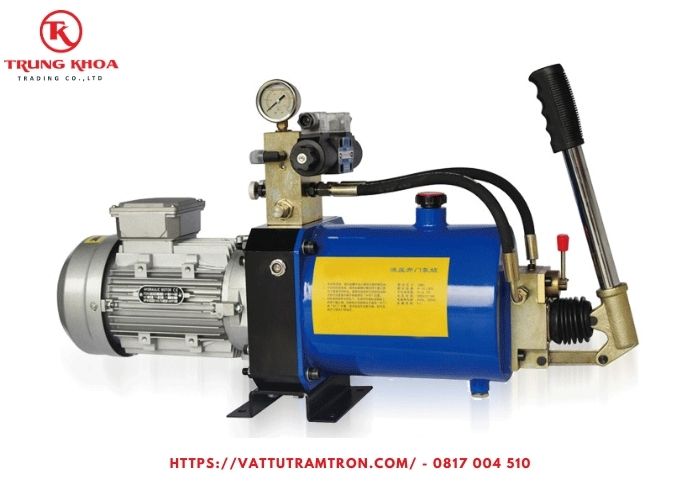 Bơm thủy lực bánh răng cửa xả cối trộn 2