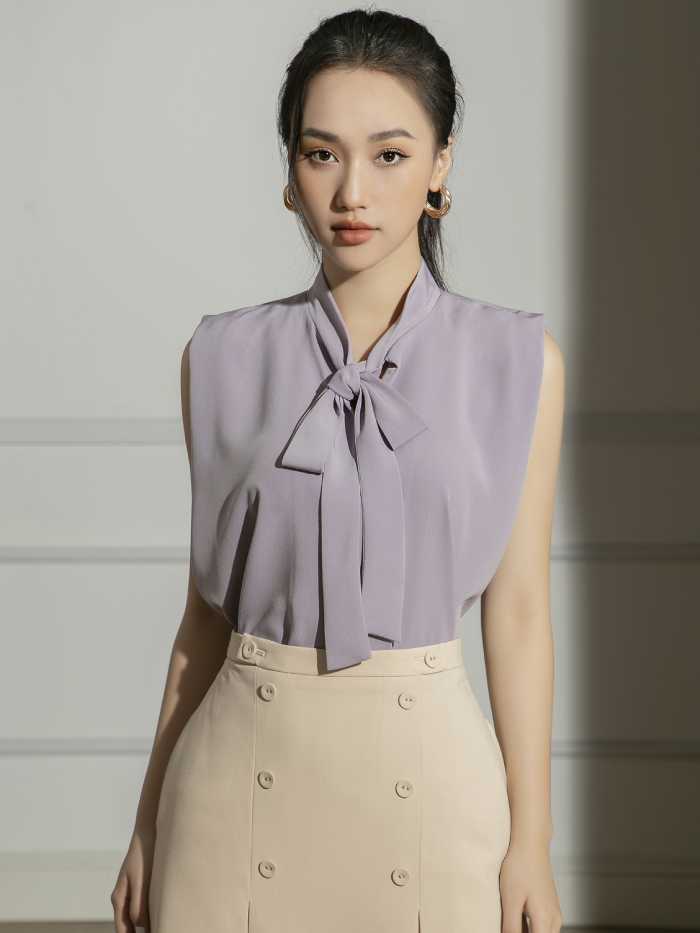 áo sơ mi lụa nữ