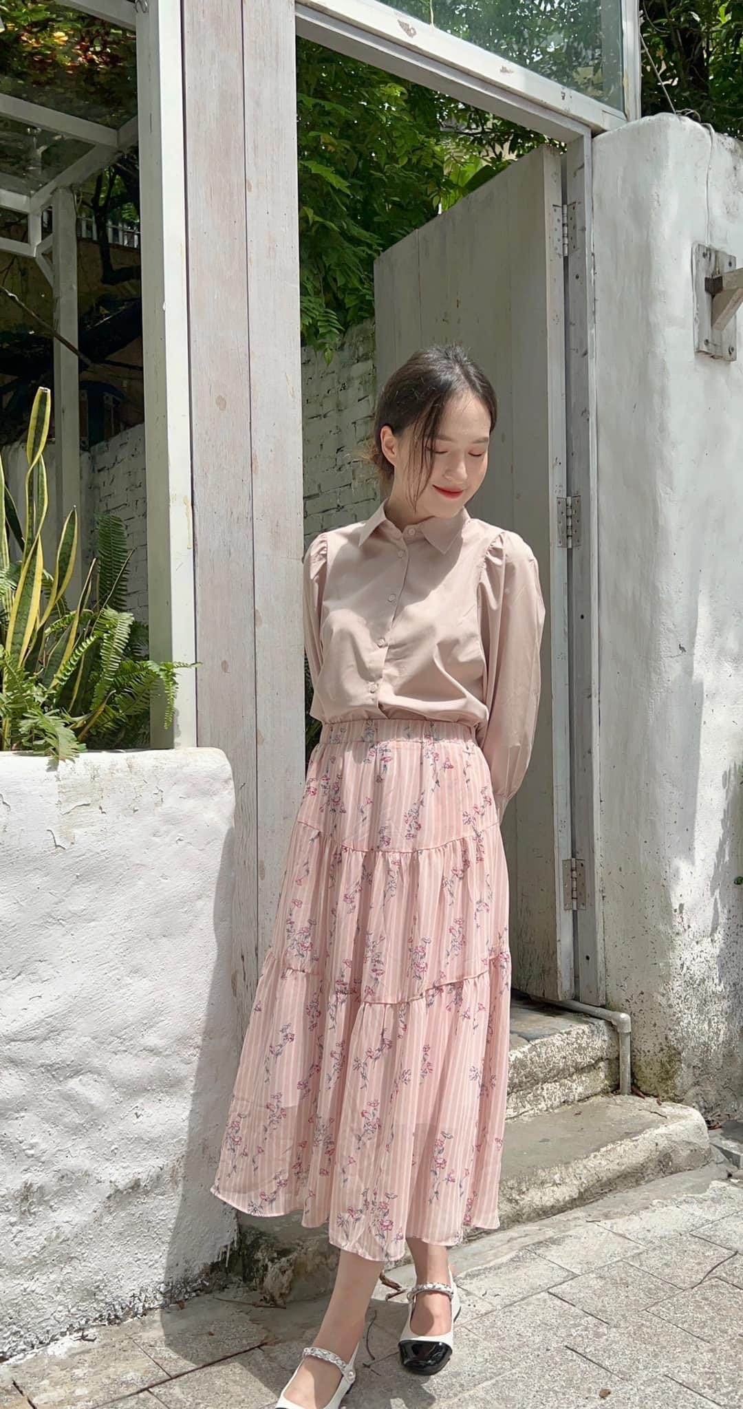 áo sơ mi nữ tay bèo