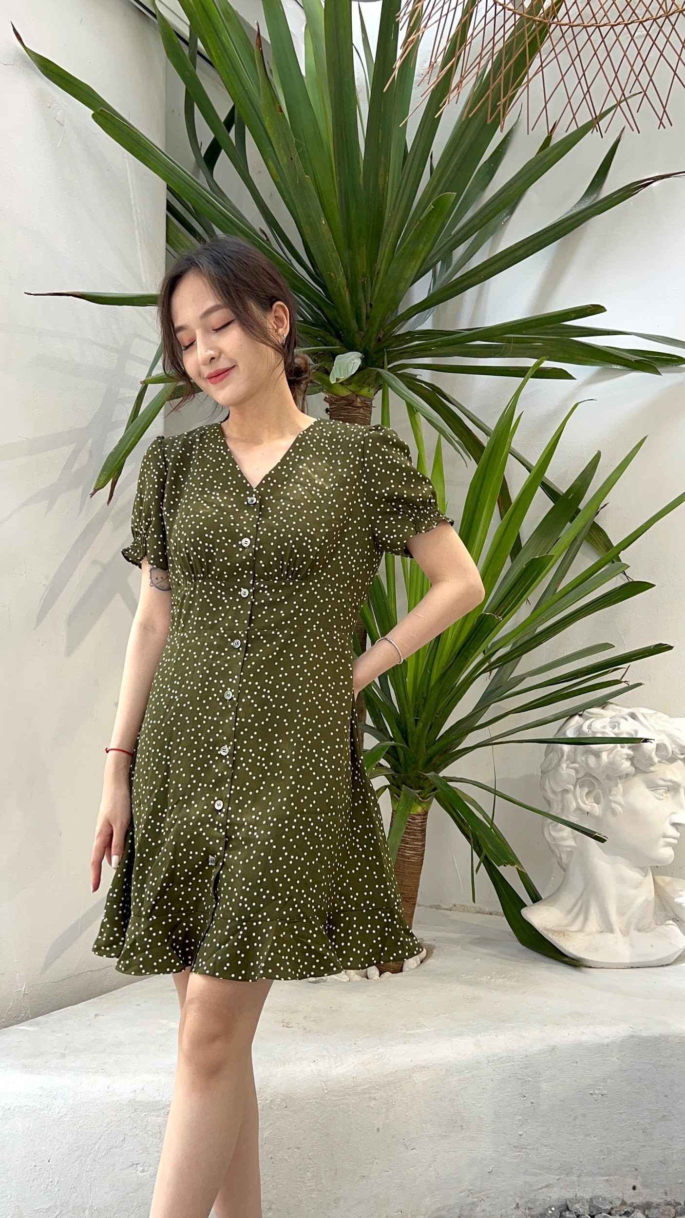 chọn tay áo bèo nhún